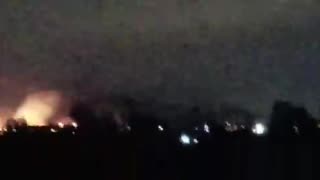 Powerful Secondary Detonations Continue Full 24 Hours After Initial Strike on Munitions Plant