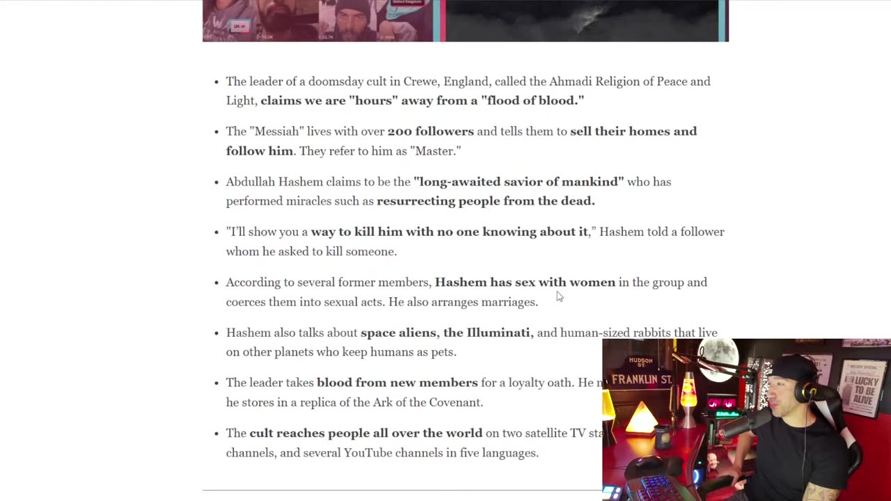 Cult Leader Claims to be "Successor of Jesus"