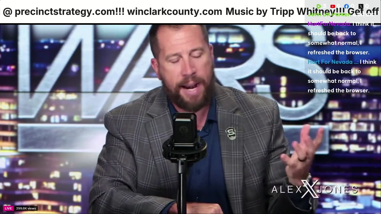 Alex Jones, Info Wars, 08/11/2025