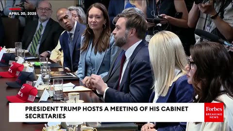 BREAKING NEWS: VP JD Vance Calls Out The Media During Cabinet Meeting