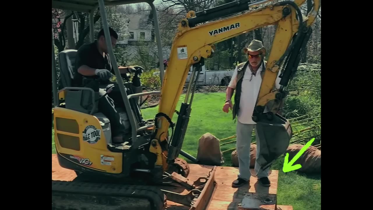 They forgot this in his garden