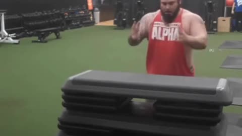 Stepping Up the Workout! 🏋️‍♂️😂