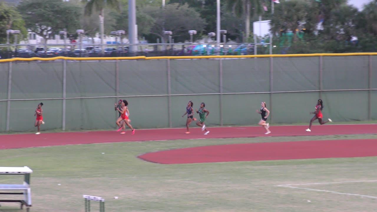 Girls 200m Run Final Section 4 Final 2025 FHSAA 4A District 15