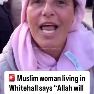 WATCH: A Muslim woman in Whitehall, UK, tells a Christian to "change your religion ...