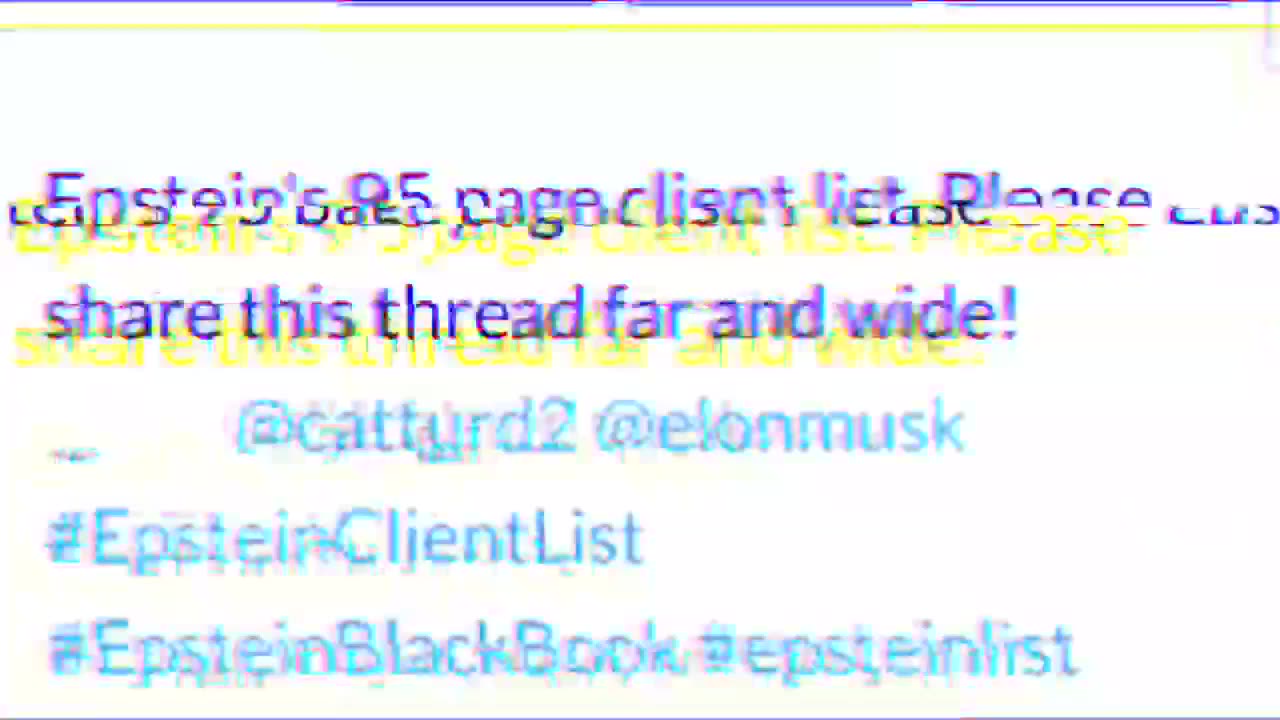 Epstein's client list (some of the more notables)