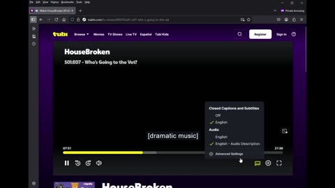 Housebroken - Who's Going to the Vet? Tubi Audio Description