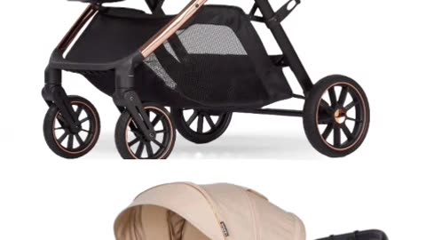 Lejoux+ Baby Pram Stroller—Stylish,Safe & Perfect for Newborns Up to 48 Months of Comfortable Travel