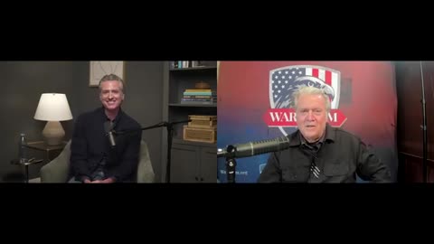 Steve Bannon and Gavin Newsom Full Interview