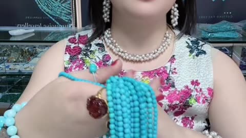 20250713-10 Natural Sleeping Beauty Turquoise Bead String: Weaving a Wrist Poem of Fantasy Blues