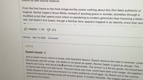 Snow White? more like snow shit haha