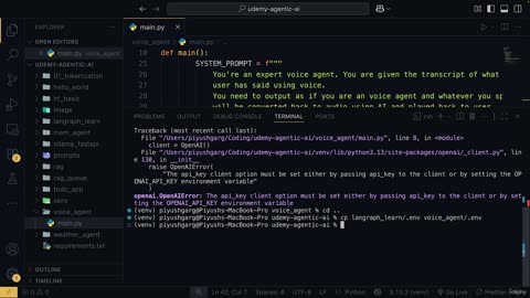 28.7 -Setting Up OpenAI GPT Completions for Chained Agent