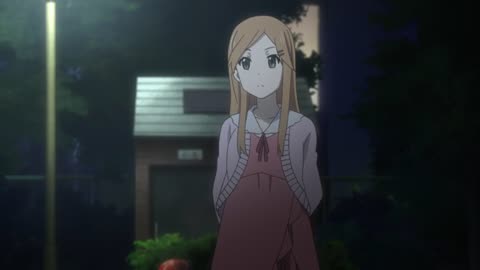 Anime Kokoro Connect-girl learn the secret into talking down a boy