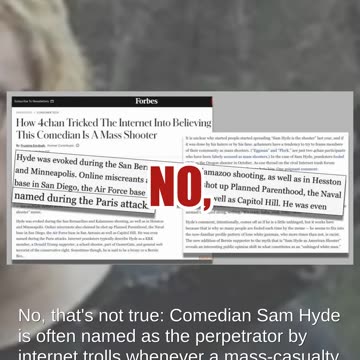 Fact Check: Samuel Hyde Is NOT The Shooter At Florida State University