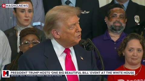 🇺🇸 President Donald Trump hosts 'One Big Beautiful Bill' Event at The White House [LIVE]