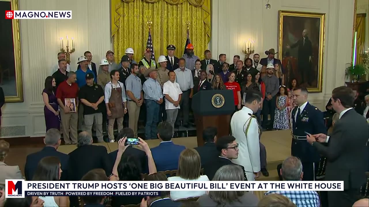 🇺🇸 President Donald Trump hosts 'One Big Beautiful Bill' Event at The White House [LIVE]
