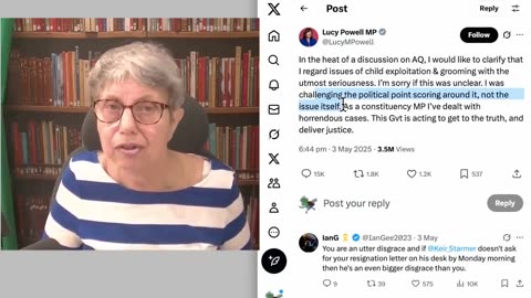 Lucy Powell and the dog whistle (Pakistani grooming gangs)