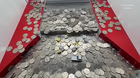 1 Quarter challenge high limit coin pusher