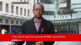 Outgoing BBC director general says he's 'proud' of fellow journalists