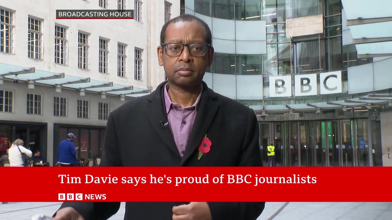 Outgoing BBC director general says he's 'proud' of fellow journalists