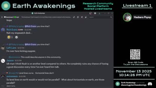 Earth Awakenings - Livestream 1 - #4146 - Live on Rumble/Youtube/X-Twitter/Twitch