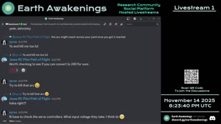 Earth Awakenings - Livestream 1 - #4146 - Live on Rumble/Youtube/X-Twitter/Twitch