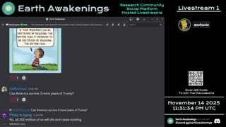 Earth Awakenings - Livestream 1 - #4146 - Live on Rumble/Youtube/X-Twitter/Twitch