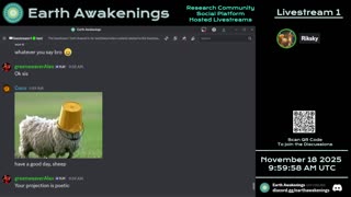 Earth Awakenings - Livestream 1 - #4154 - Live on Rumble/Youtube/X-Twitter/Twitch