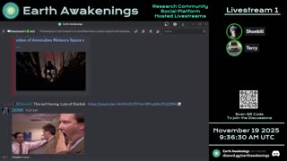 Earth Awakenings - Livestream 1 - #4156 - Live on Rumble/Youtube/X-Twitter/Twitch