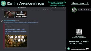 Earth Awakenings - Livestream 1 - #4159 - Live on Rumble/Youtube/X-Twitter/Twitch