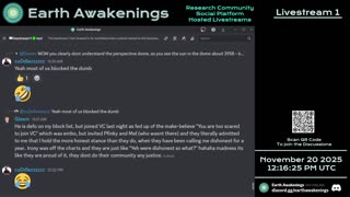 Earth Awakenings - Livestream 1 - #4159 - Live on Rumble/Youtube/X-Twitter/Twitch