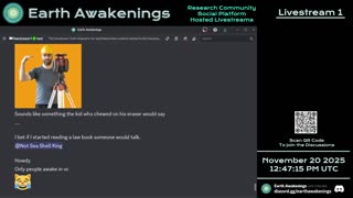 Earth Awakenings - Livestream 1 - #4159 - Live on Rumble/Youtube/X-Twitter/Twitch