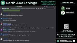 Earth Awakenings - Livestream 1 - #4160 - Live on Rumble/Youtube/X-Twitter/Twitch