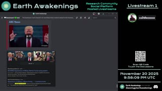 Earth Awakenings - Livestream 1 - #4160 - Live on Rumble/Youtube/X-Twitter/Twitch