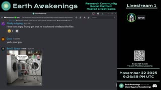 Earth Awakenings - Livestream 1 - #4164 - Live on Rumble/Youtube/X-Twitter/Twitch