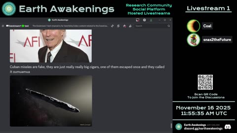 Earth Awakenings - Livestream 1 - #4150 - Live on Rumble/Youtube/X-Twitter/Twitch