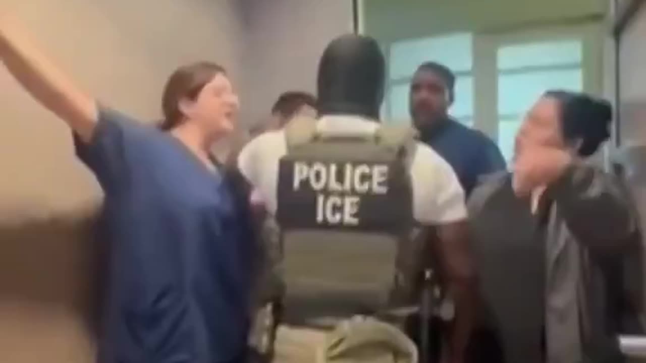 California hospital worker blocks ICE from arresting an illegal alien