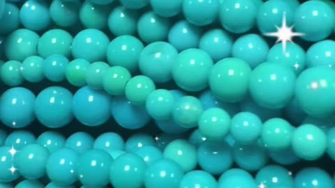 250618-3 Turquoise Round Bead Strand: Earth’s Blue Verse on the Wrist