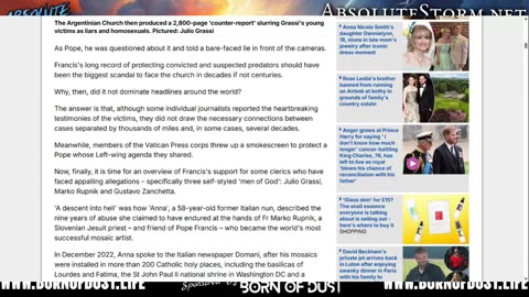 Absolute Storm: Ep. 18 - 7:30pm EST - 5/4/25 - Parade To Remember|Pope's Terrible May|Armor Of God