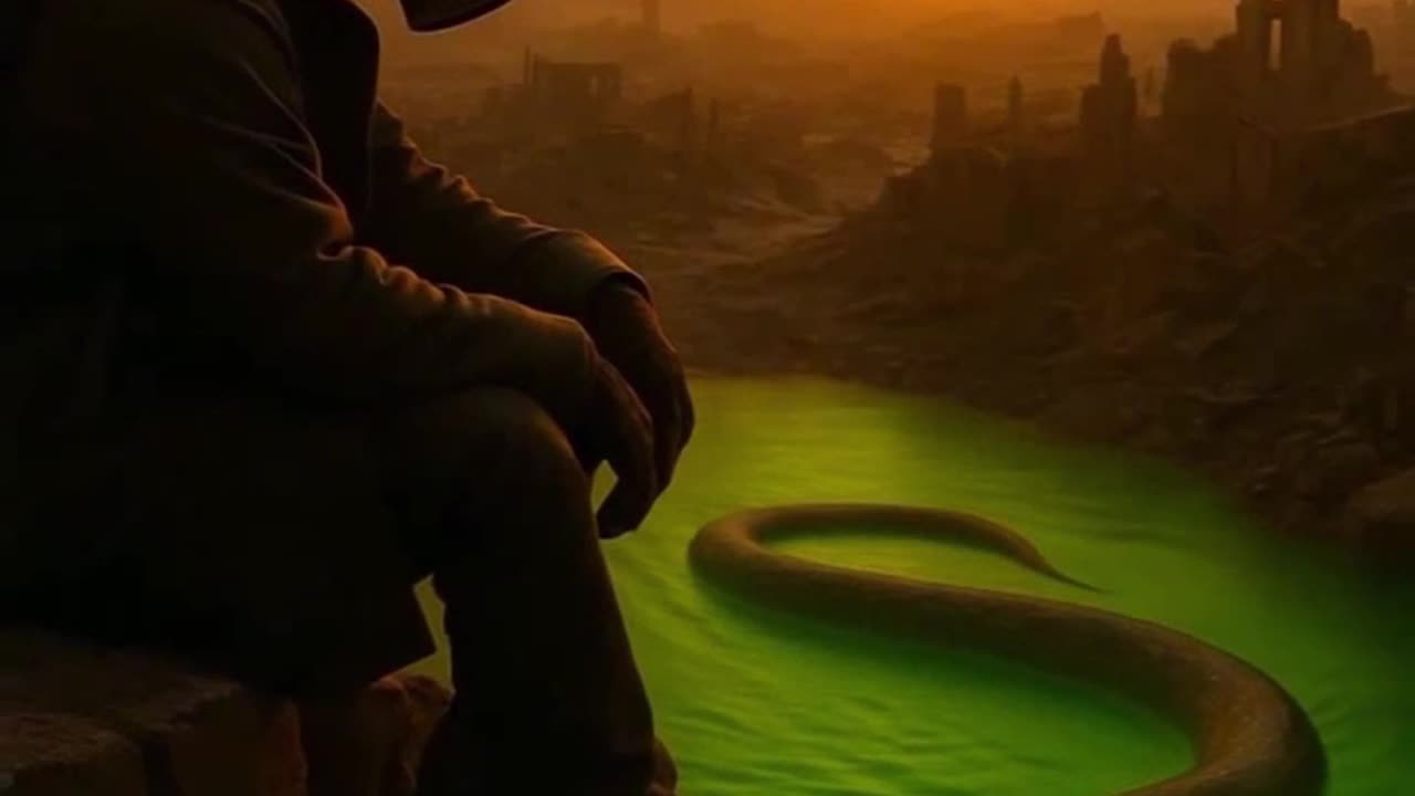 🐍 Survivor vs Giant Anaconda in the Wasteland