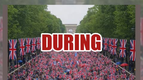 Fact Check: Image Of British Union Jack Flags Crowding London Mall NOT Real -- Shows Arc De Triomphe