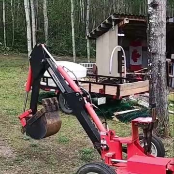 Backhoe Day! Watch Me Dig and Remove a Stump!#livingoffgrid