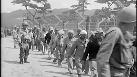 JAPANESE PRISONERS OF WAR, ISHIKAWA... - JAPANESE PRISONERS OF WAR, ISHIKAWA, OKINAWA - 111-adc-4859