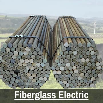 Durable Fiberglass Electric Fence Posts