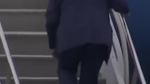 The US President recently lost his footing while attempting to board Air Force One