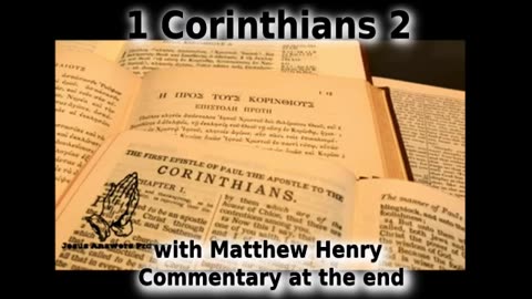 🔊️ Apostle Preached Christ Crucified! 1 Corinthians 2 with Commentary. ✝️