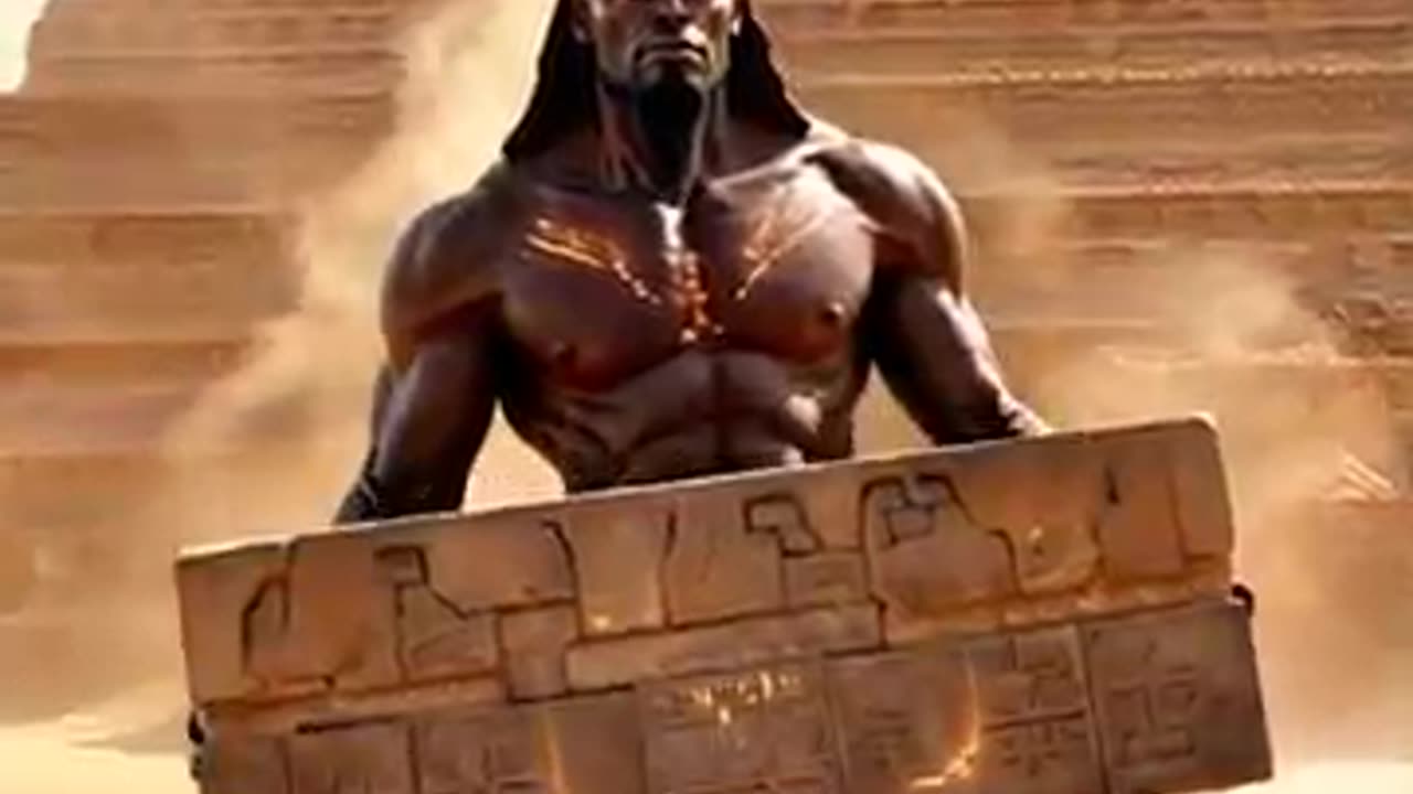 Giant Carrying Giant Stone
