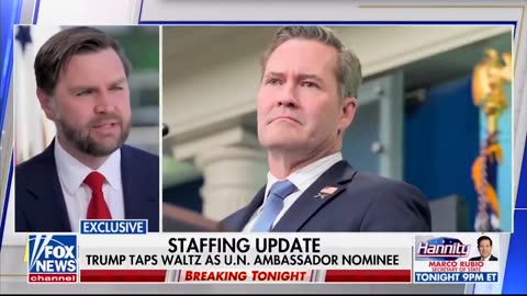 VP Vance tells Fox’s Bret Baier why Mike Waltz is changing role