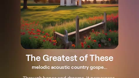 Country - The Greatest of These 2