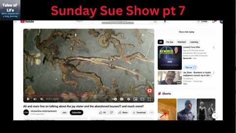 Sunday Sue Show pt 7 (Jayslater case)