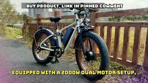 ZEEGR F1 Electric Bike 2000W Dual Motor 48V 22.4AH Battery 26*4 In Fat Tire Off-Road E-Bike